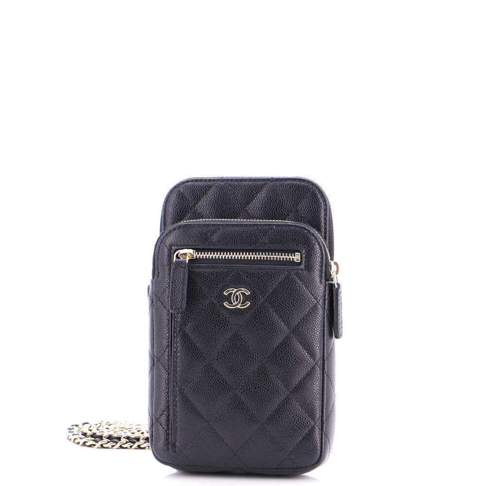 Chanel Zip Pocket Vertical Phone Holder #239905C42B